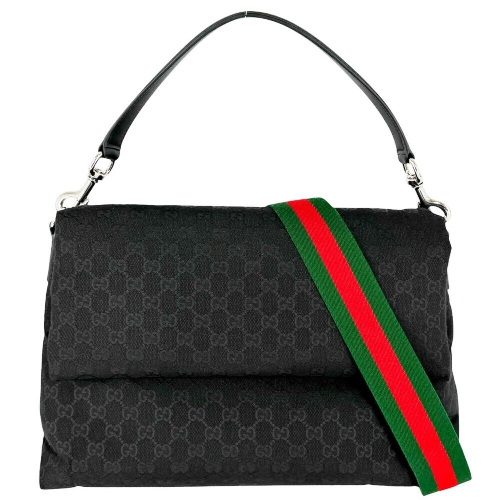 Gucci Women's Handbag Shoulder Bag Crossbody GUCCI 321616 GG Canvas Leather B...
